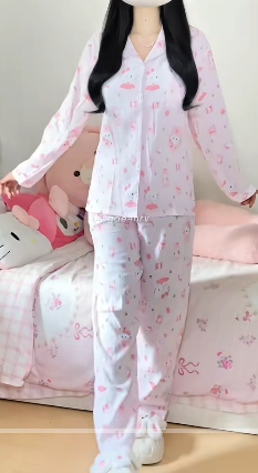 Girly Milk Silk Sleepwear